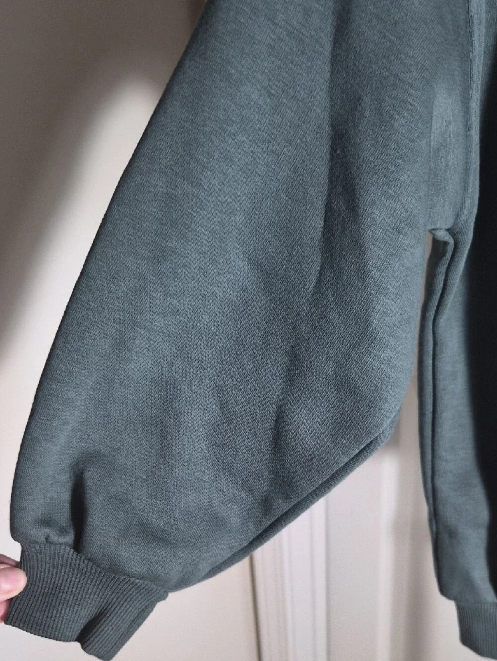 Nike Kids Crewneck Sweatshirt in Teal Green with White Swoosh